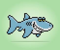 Pixel shark